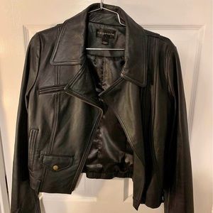 Bagatelle genuine leather moto jacket S